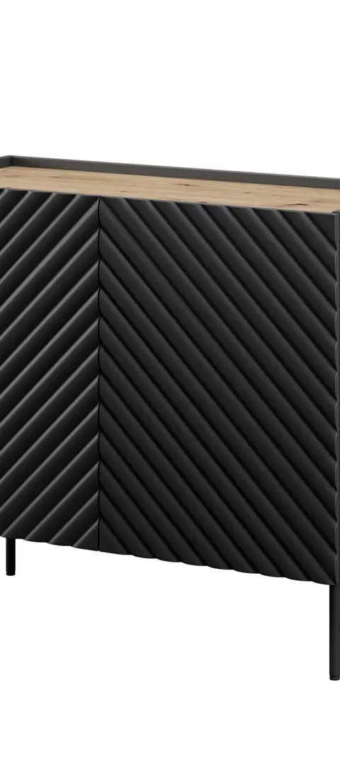 D ONDA Chest Of Drawers 98x45x85 Black 2
