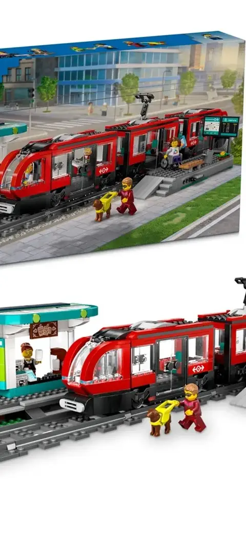 LEGO 60423 City StraßEnbahn Mit Haltestelle