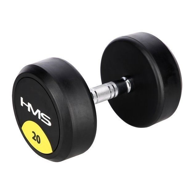 Rubberised Dumbbell 20kg HMS HG PRO 20