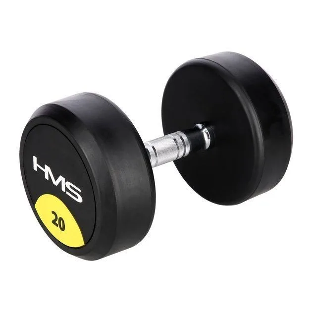 Rubberised Dumbbell 20kg HMS HG PRO 20