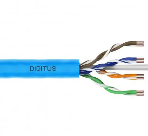 Digitus CAT 6A U/UTP installation cable, 305 m, simplex, Eca