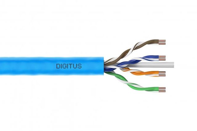Digitus CAT 6A U/UTP installation cable, 305 m, simplex, Eca