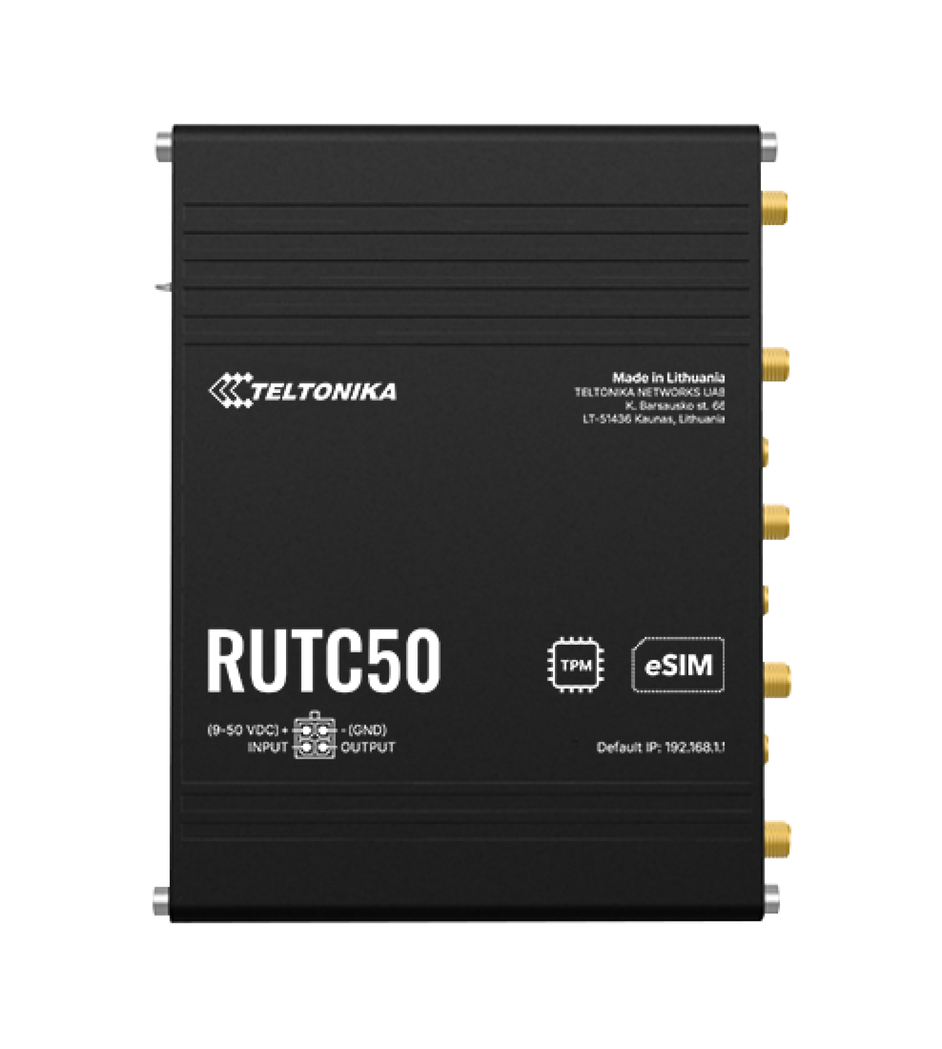 TELTONIKA NETWORKS RUTC50 V2 ESIM 5G/4G/LTE/3G WiFi 6 Router
