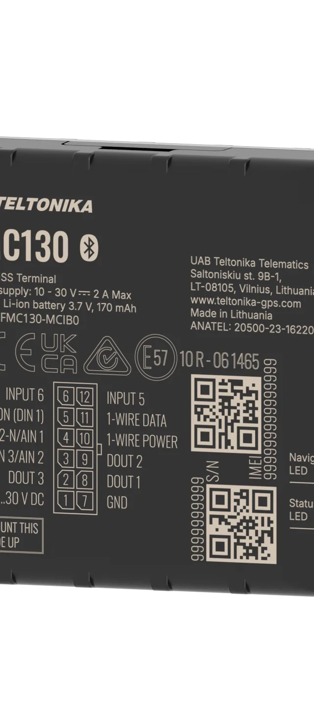 Teltonika Tracker GPS FMC130 Fahrzeug LTE/3G/2G/GNSS/BLE 4.0