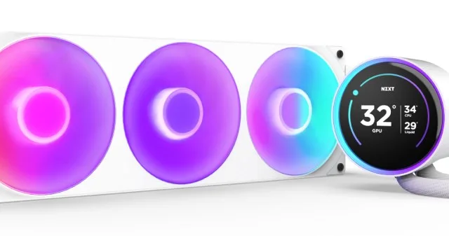 NZXT Kraken Elite 360 RGB Processor All-in-one liquid cooler 12 cm White 1 pc(s)