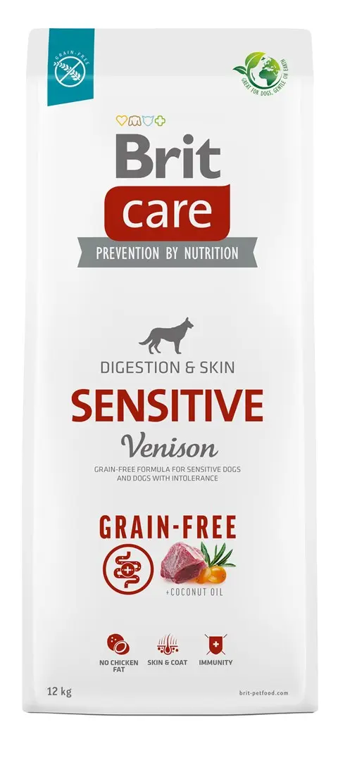 BRIT Care Sensitive Venison - Dry Dog Food - 12 Kg