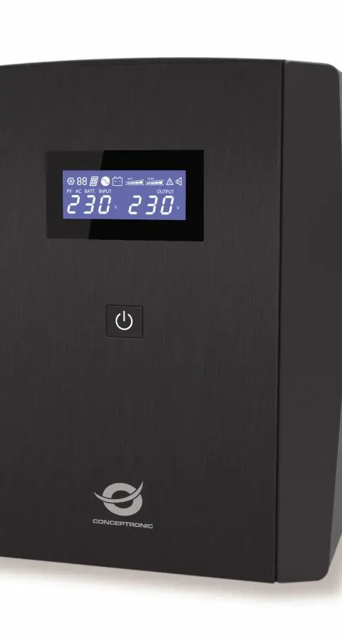 Conceptronic ZEUS08EM 1500VA 900W UPS, IEC, Schuko