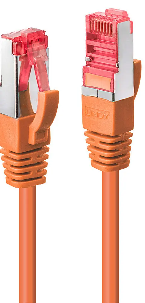 Lindy 47807 networking cable Orange 1 m Cat6 S/FTP (S-STP)