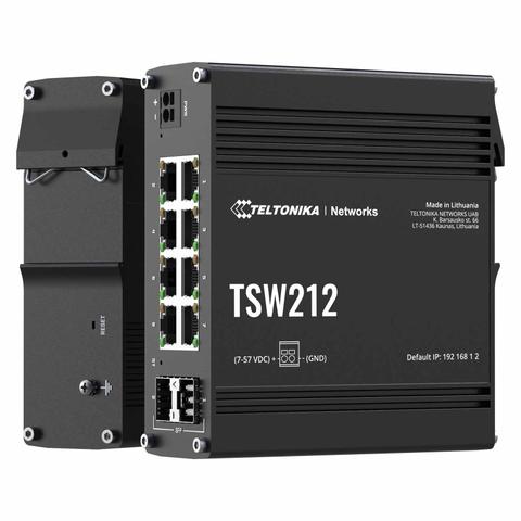 Teltonika TSW212 Managed L2 Gigabit Ethernet (10/100/1000) Black