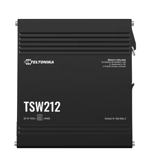 Teltonika TSW212 Managed L2 Gigabit Ethernet (10/100/1000) Black