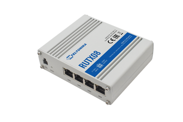 Teltonika RUTX08 wired router Gigabit Ethernet Stainless steel