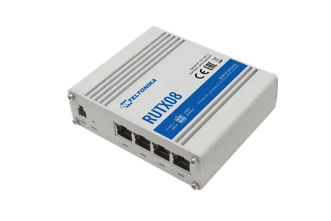 Teltonika RUTX08 wired router Gigabit Ethernet Stainless steel