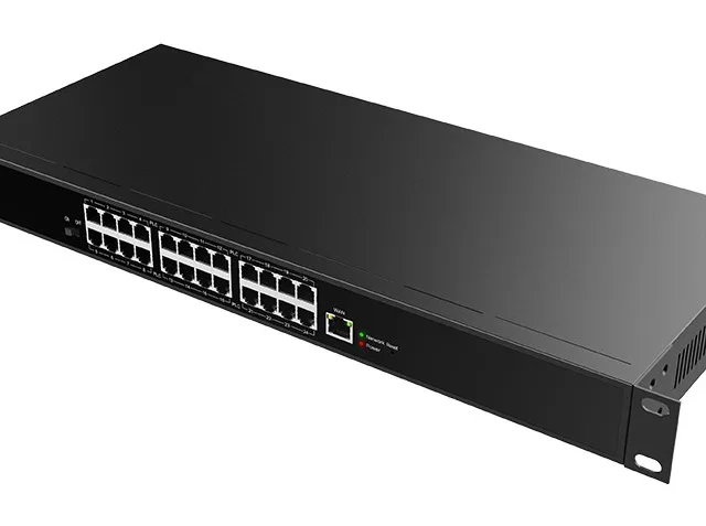 Fanvil PN24 network switch Unmanaged Fast Ethernet (10/100) Black
