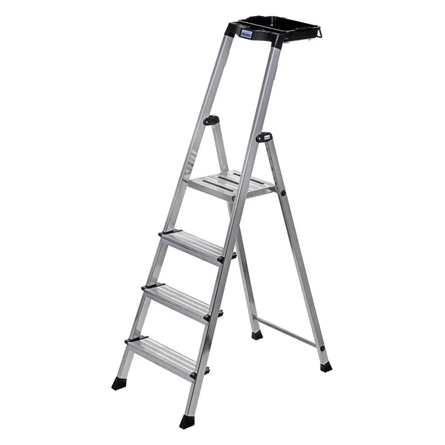 Krause Secury Folding Ladder Silver