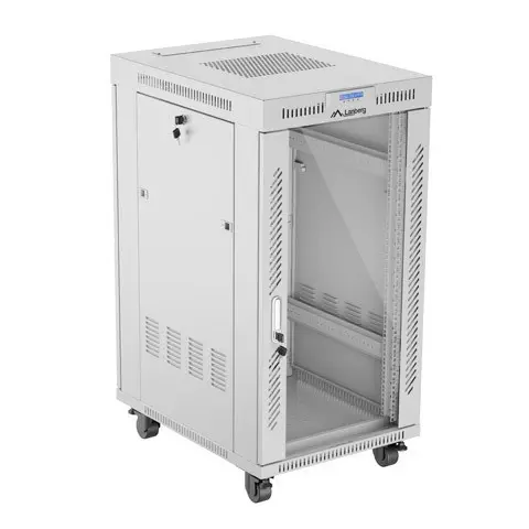 Lanberg FF01-6822-12SL rack cabinet 22U Freestanding rack Grey