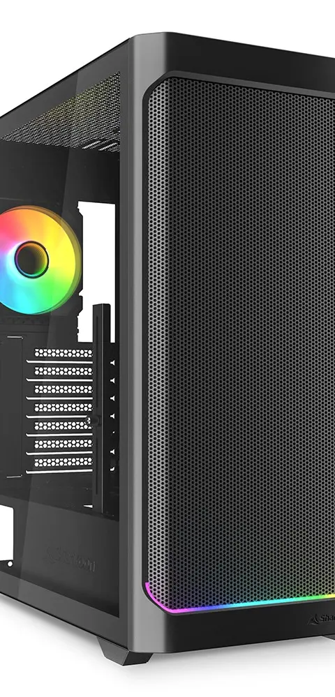 Sharkoon AK4W RGB Strip Midi Tower Black