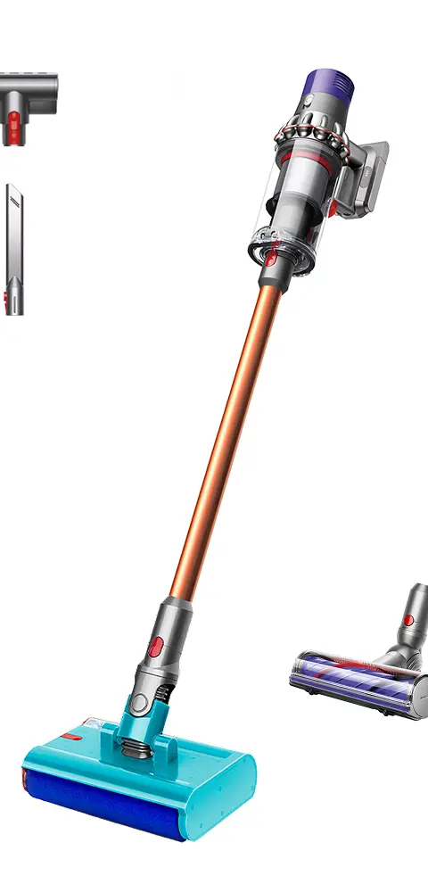 Dyson V10 Submarine 2-in-1 stick vacuum Battery Dry&wet Bagless 0.76 L Copper, Grey