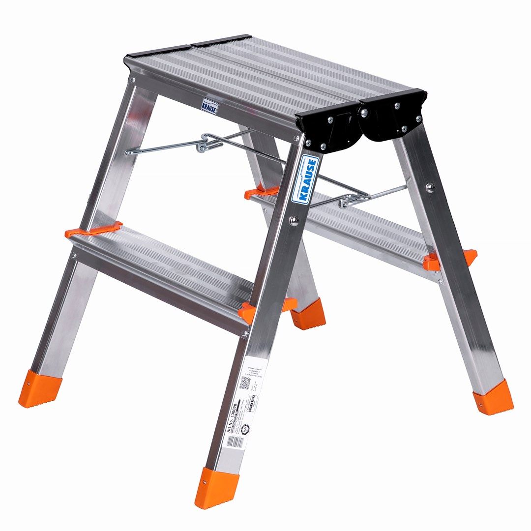 Krause Folding Step Treppy Silver
