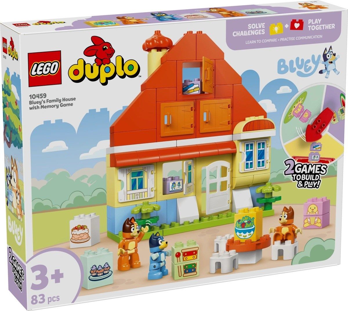 LEGO 10459 DUPLO Bluey Blueys Familienhaus Mit Memory-Spiel