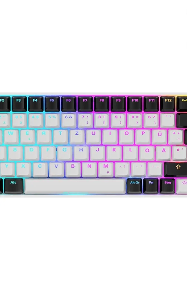 Sharkoon SKILLER SGK50 S3 keyboard Gaming USB QWERTZ German White