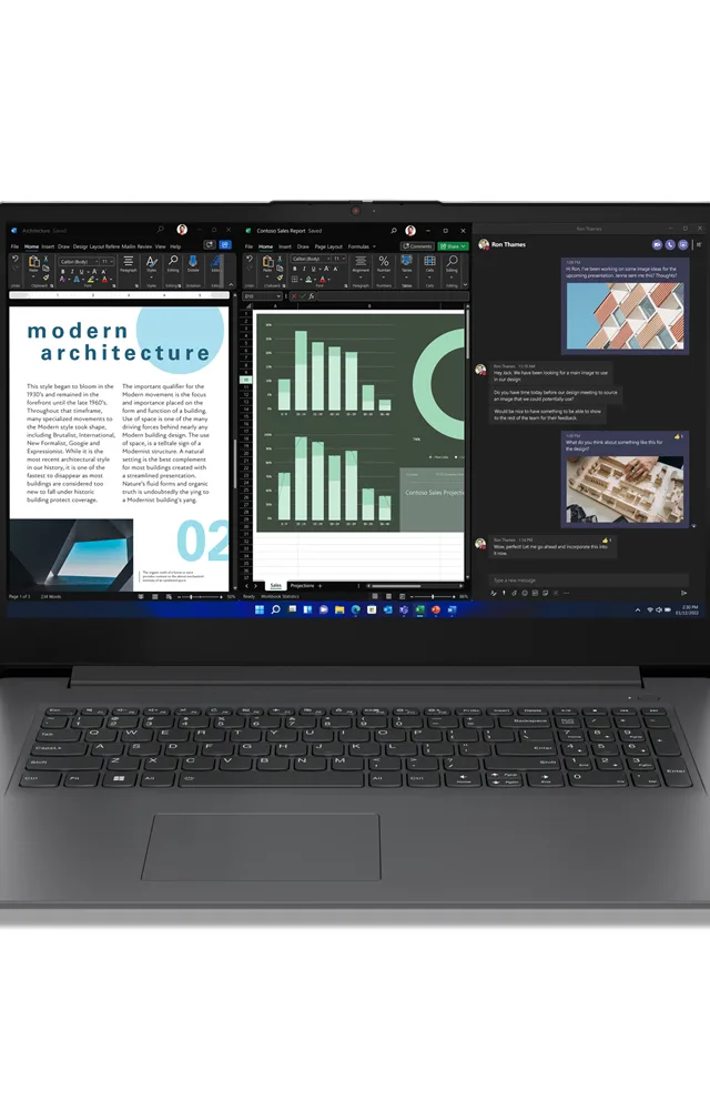 Lenovo V17 G4 IRU Intel® Core™ i5 i5-13420H Laptop 43.9 cm (17.3") Full HD 16 GB DDR4-SDRAM 512 GB SSD Wi-Fi 6 (802.11ax) Windows 11 Pro English Grey