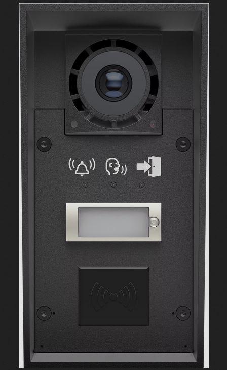 2N EntryCom IP Force 2.0 Intercom System - 1 Call Button (IP69) With Camera Pictogram/Card Reader