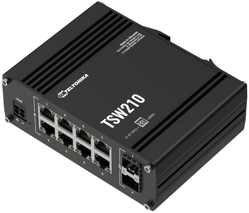 Teltonika TSW210 Industrial Ethernet Switch