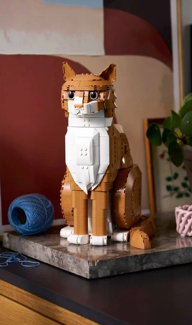 LEGO IDEAS 21376 Orange Cat