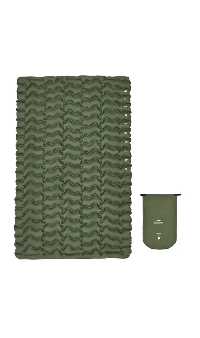 Double Air Mattress Army Green NATUREHIKE