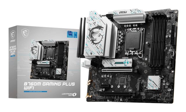 MSI B760M GAMING PLUS WIFI motherboard Intel B760 LGA 1700 micro ATX