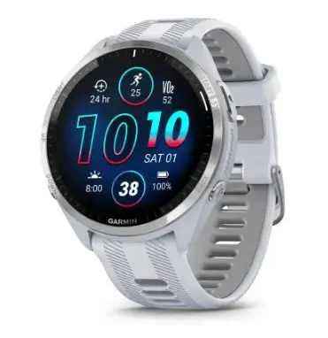 Garmin Forerunner 965 3.56 Cm (1.4 ) AMOLED 47 Mm Digital 454 X 454 Pixels Touchscreen White Wi-Fi GPS (Satellite)