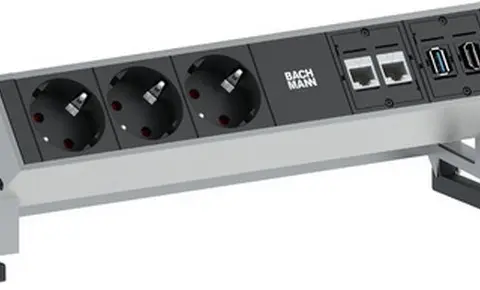 Table Socket 3-Way Inox