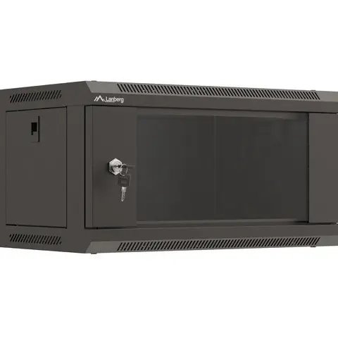 Lanberg WAF1-5203-04-00B rack cabinet 4U Wall mounted rack Black