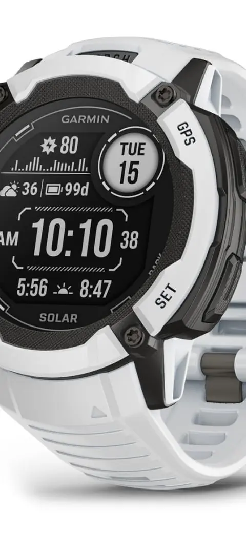 Garmin Instinct 2X Solar 2.79 Cm (1.1 ) MIP 50 Mm Digital 176 X 176 Pixels Touchscreen White GPS (Satellite)
