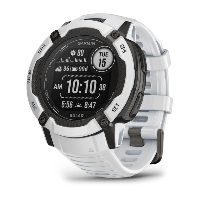 Garmin Instinct 2X Solar 2.79 Cm (1.1 ) MIP 50 Mm Digital 176 X 176 Pixels Touchscreen White GPS (Satellite)