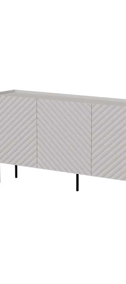Cama LUCCA 3D Chest Of Drawers 165x40x80 Cashmere