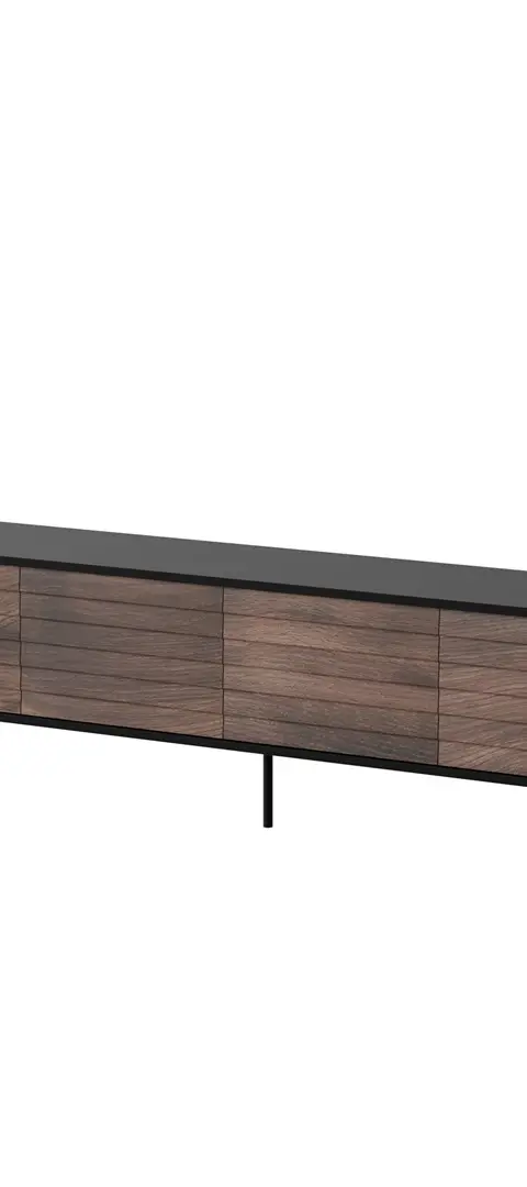 Cama CORTINA 4D TV Cabinet 200x40x55 Black/Walnut