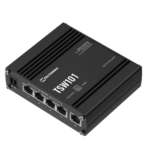 Teltonika TSW101 Gigabit Ethernet (10/100/1000) Power over Ethernet (PoE) Metallic