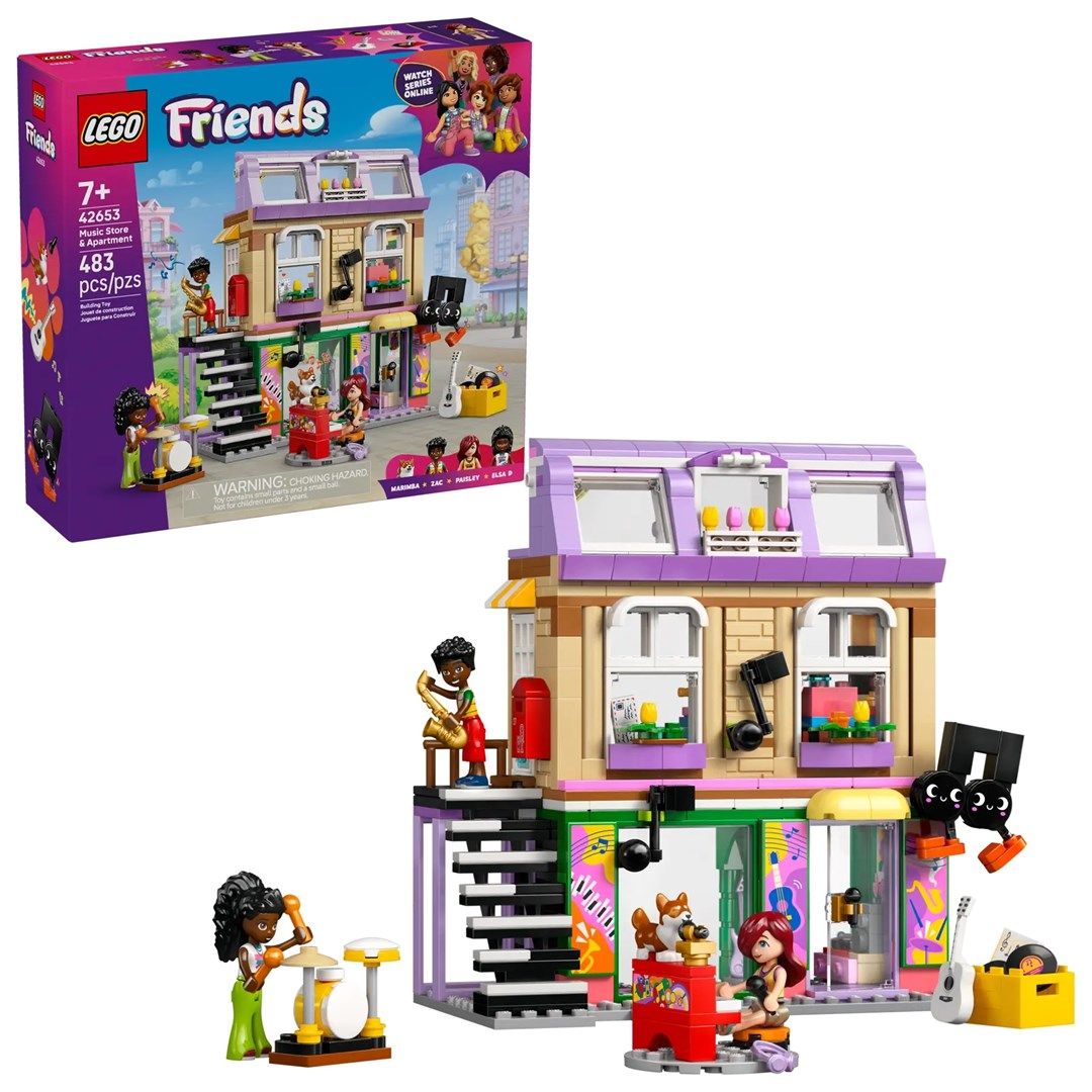 LEGO 42653 Friends Musikladen Wohnung