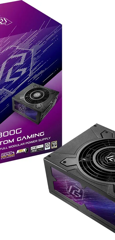 Asrock Phantom Gaming PG-1300G power supply unit 1300 W 20+4 pin ATX ATX Black