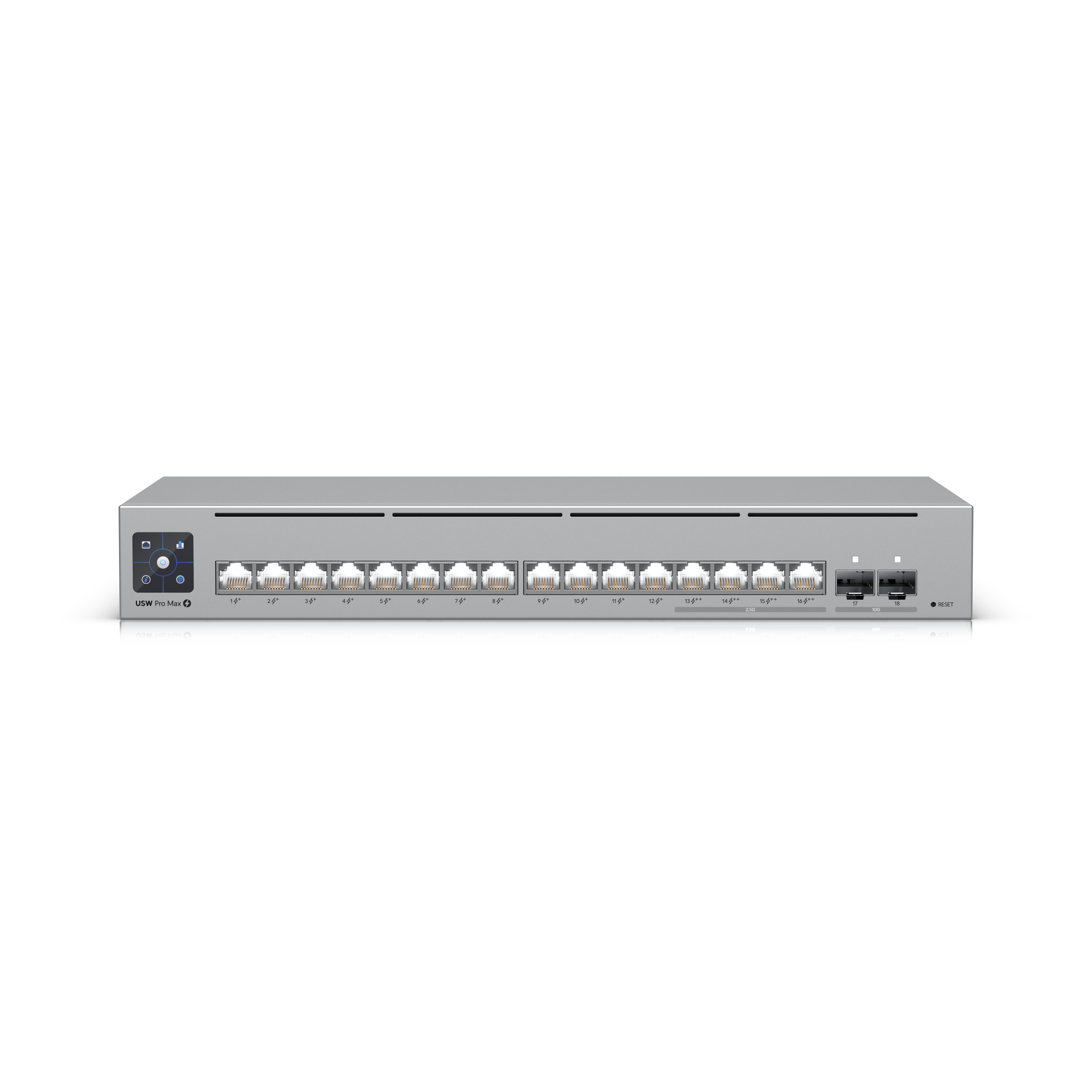 Ubiquiti Pro Max 16 PoE Managed L3 Gigabit Ethernet (10/100/1000) Power over Ethernet (PoE) Grey