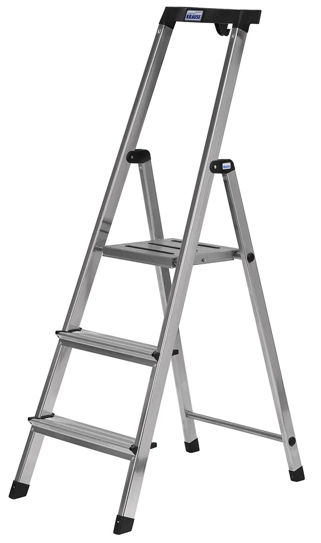 Krause Safety Folding Ladder Silver
