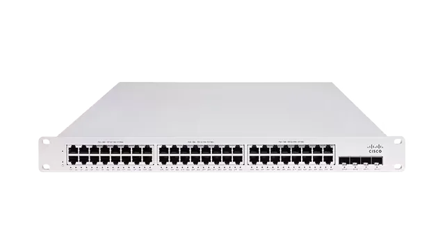 Cisco Meraki MS150-24P-4X network switch Managed L2/L3 Gigabit Ethernet (10/100/1000) Power over Ethernet (PoE) 1U Grey