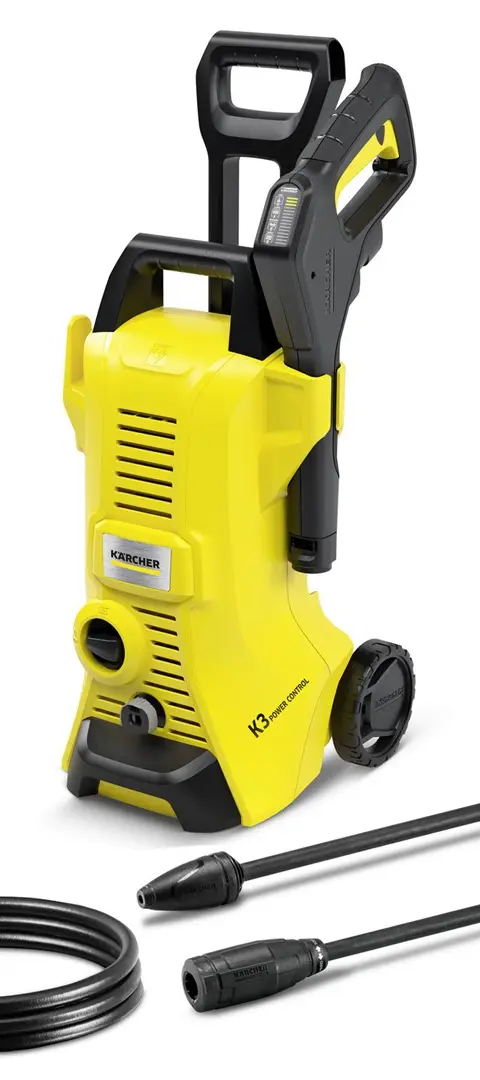 KäRcher K 3 POWER CONTROL Pressure Washer Upright Electric 380 L/H Black Yellow