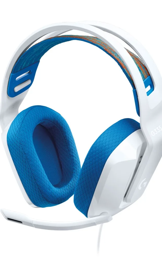 Logitech G335 Wired Gaming Headset - White