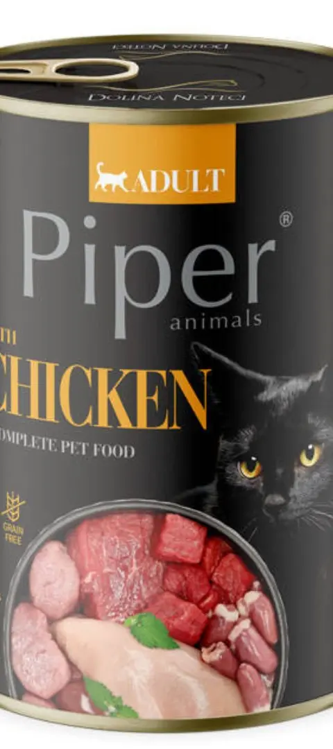 DOLINA NOTECI Piper Animals With Chicken - Wet Cat Food - 400g