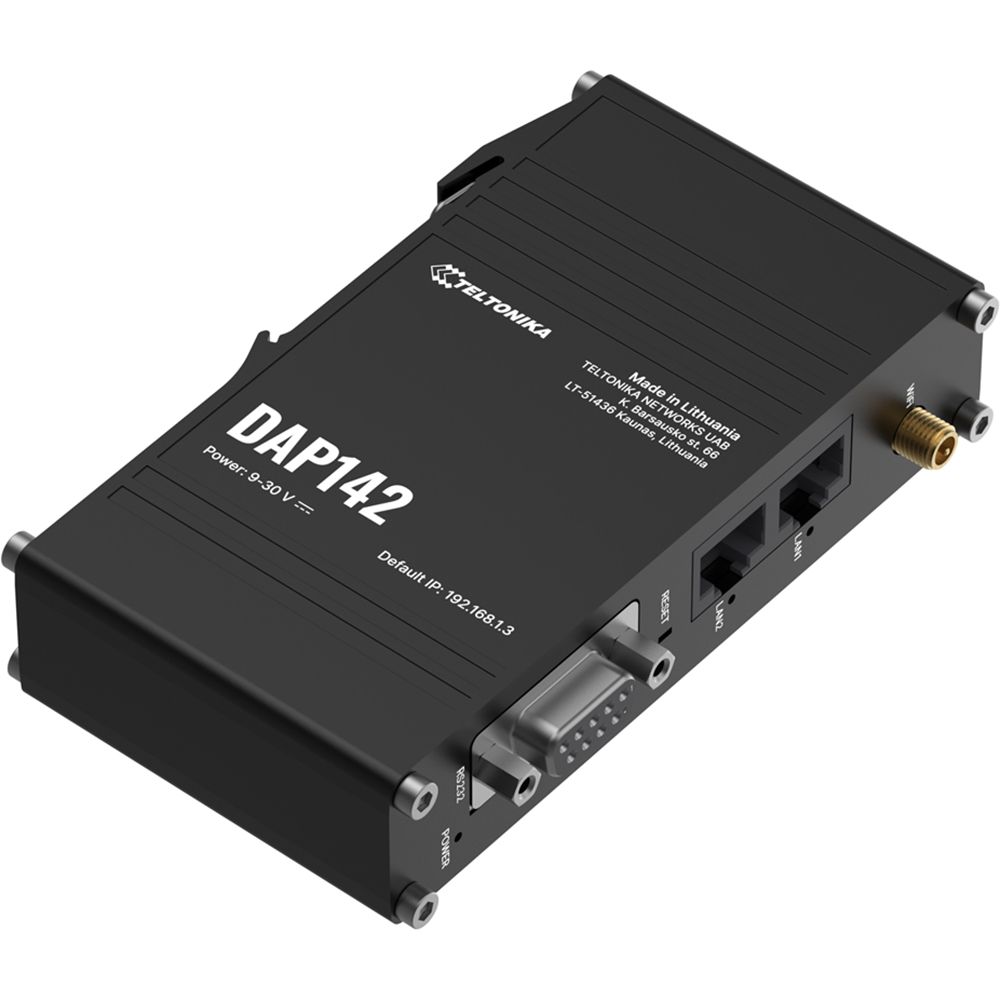 Teltonika DAP142 300 Mbit/s Black Power over Ethernet (PoE)