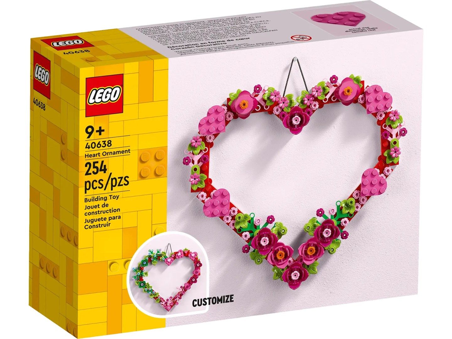LEGO Herz-Deko 40638