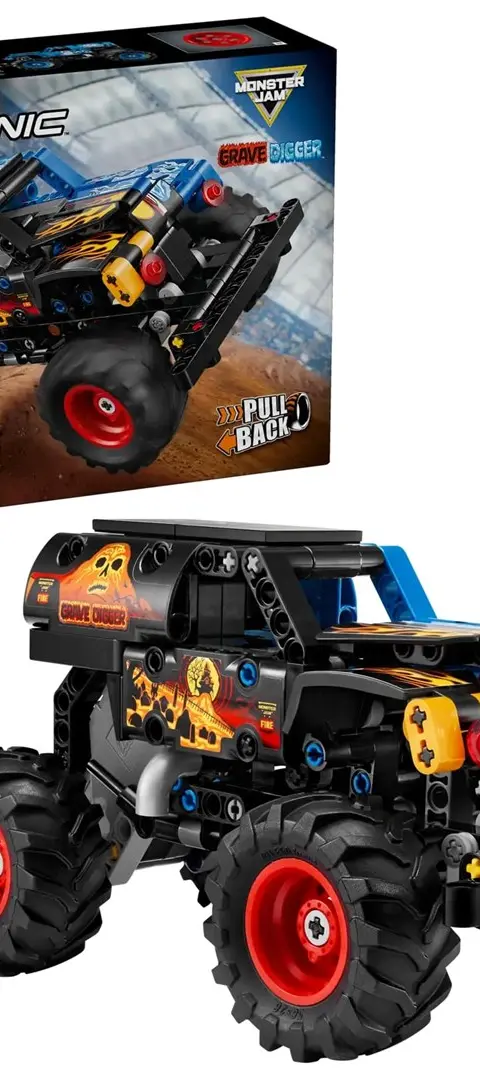 LEGO TECHNIC 42219 Monster Jam Grave Digger Fire And Ice
