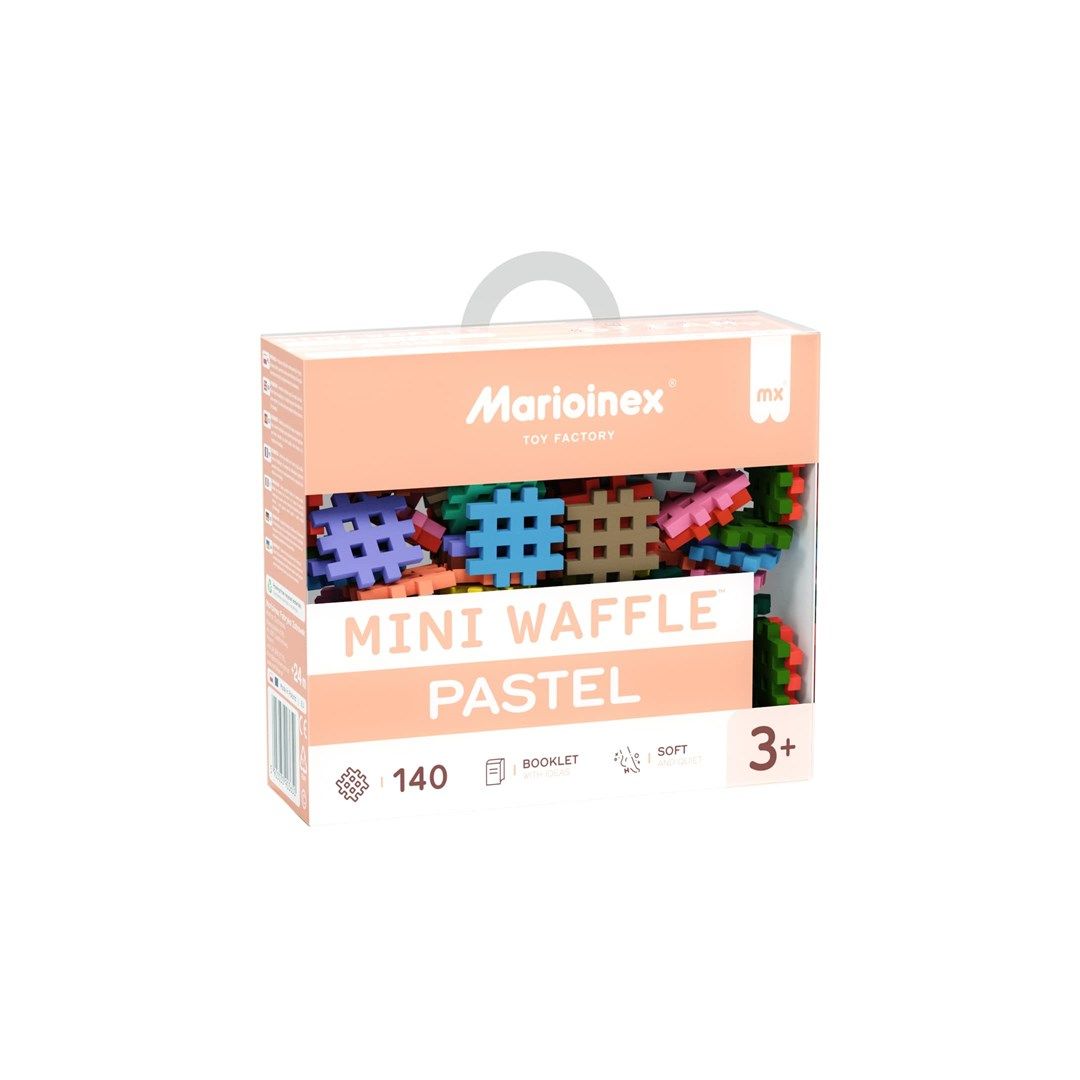 MARIOINEX Mini Waffle Building Blocks Pastel 140 Pieces